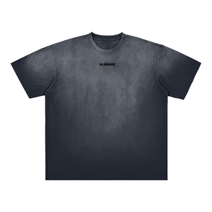 ESSNTIAL ELEMNTS Unisex Aged Vintage Gradient Wash Tee