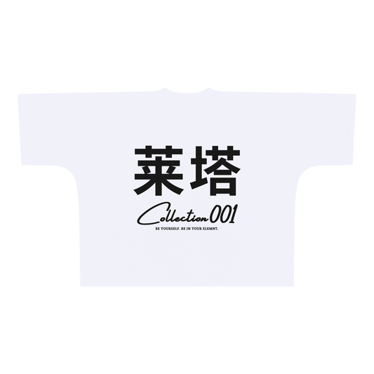 EE x LETTA Unisex 300G OS 1-piece Pattern Boxy Tee