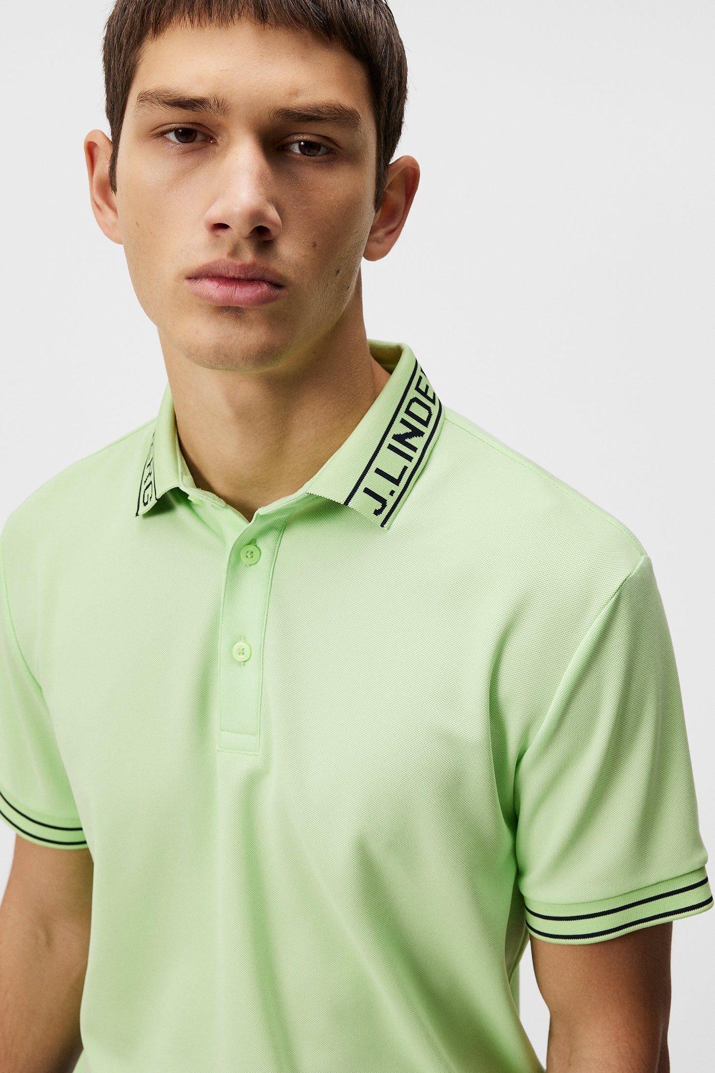 J. Lindeberg Austin Regular Polo in Paradise Green
