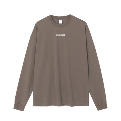 ESSNTIAL ELEMNTS Unisex 280G Enzyme Washed LS Tee