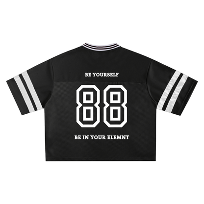 ESSNTIAL ELEMNTS Unisex 270G Taped Mesh Boxy Tee