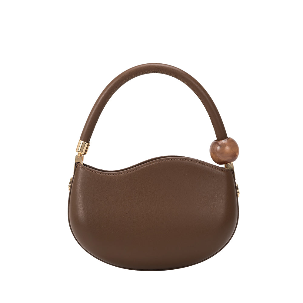Jennie Chocolate Recycled Vegan Crossbody Bag