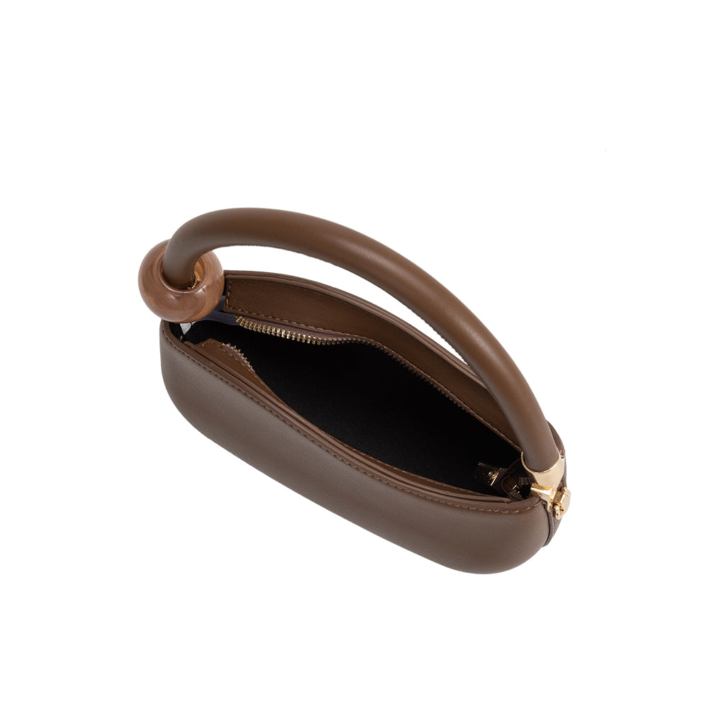 Jennie Chocolate Recycled Vegan Crossbody Bag