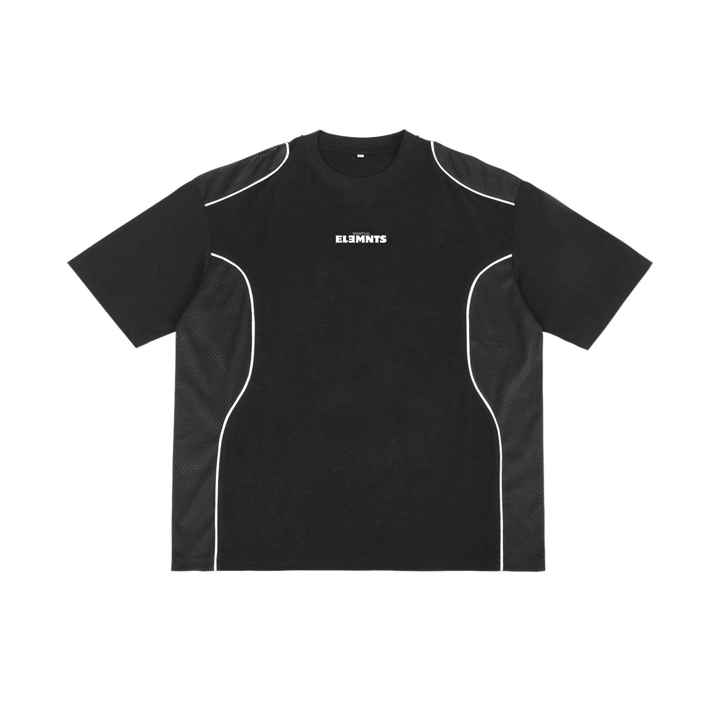 ESSNTIAL ELEMNTS Unisex 240G Piped Panel Tee