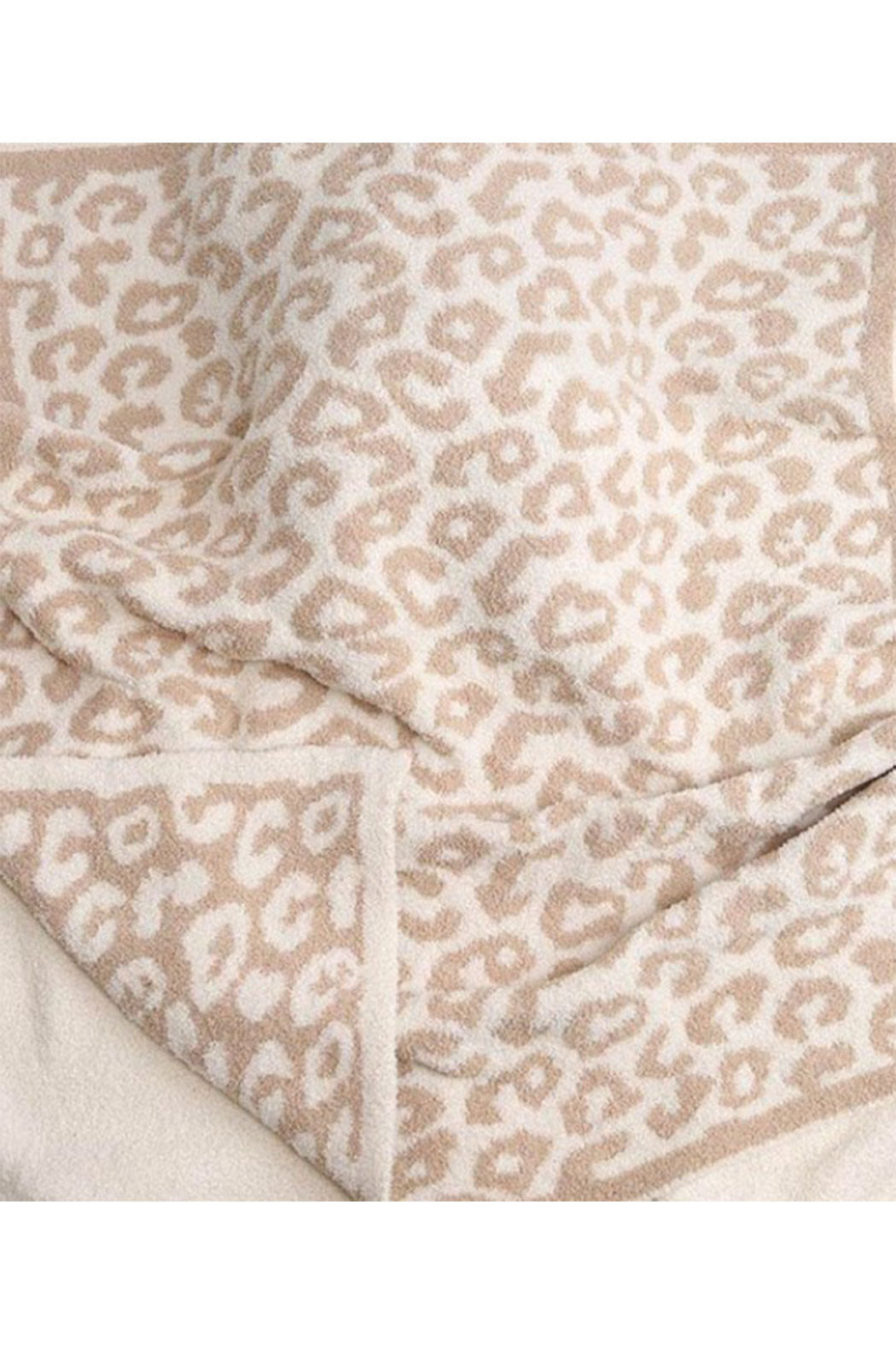 Beige Leopard Blanket