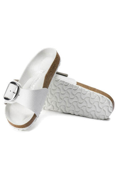 Birkenstock Madrid Big Buckle Leather White