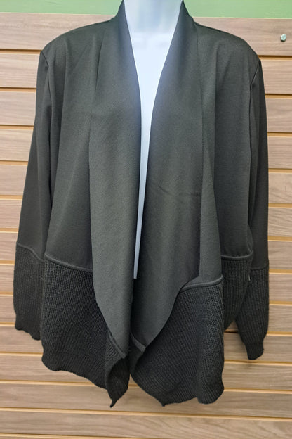 Black cardigan