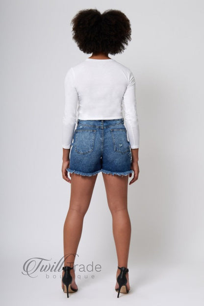 High Rise 90's Shorts