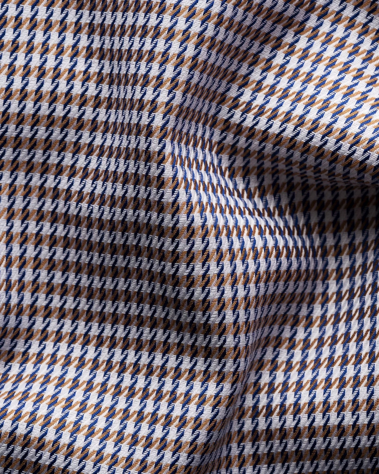 Eton Houndstooth Print Signature Twill Shirt