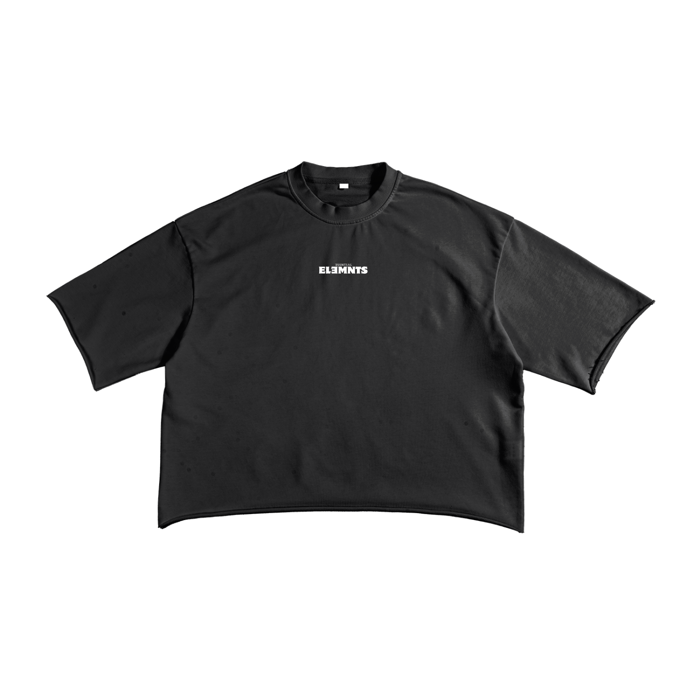 ESSNTIAL ELEMNTS Unisex 270G French Terry Raw Edge Tee