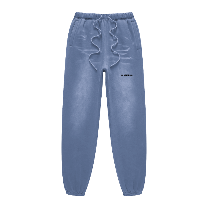 ESSNTIAL ELEMNTS Unisex 375G Faded Wash Fleece Joggers