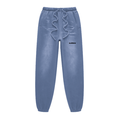 ESSNTIAL ELEMNTS Unisex 375G Faded Wash Fleece Joggers