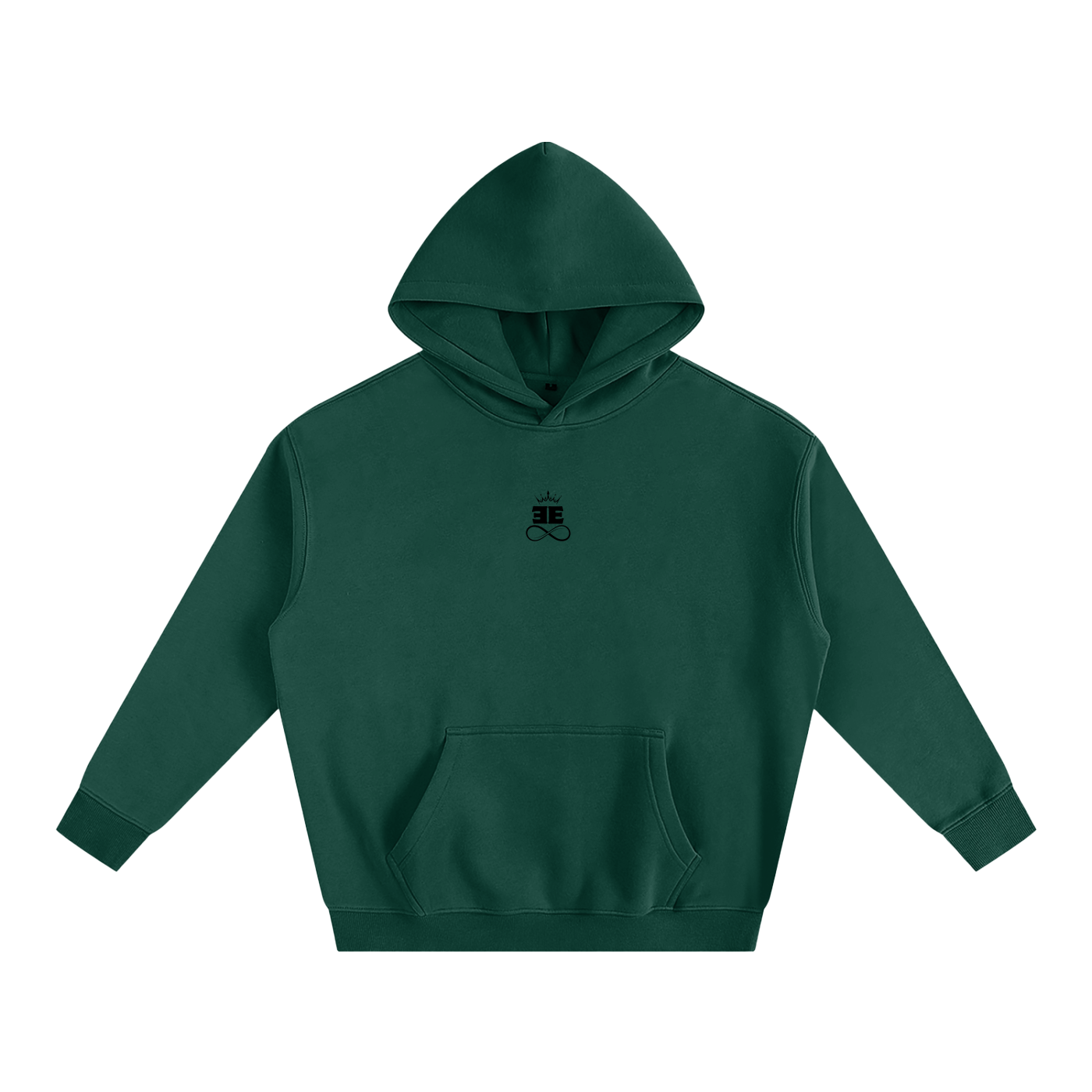 ESSNTIAL ELEMNTS Unisex 350G OS Solid Color Fleeced Hoodie
