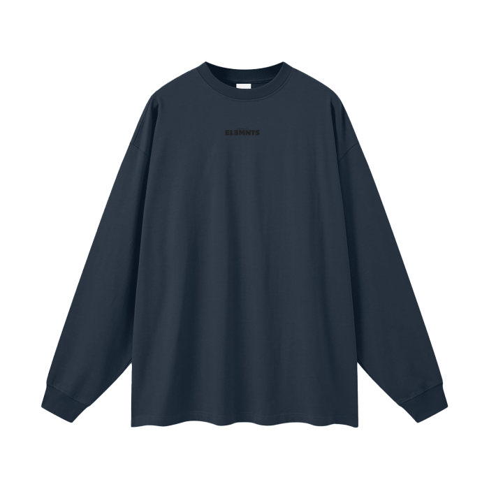 ESSNTIAL ELEMNTS Unisex 305G Long Sleeve Loose Tee