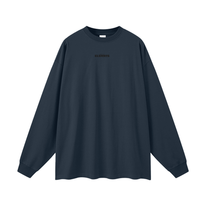 ESSNTIAL ELEMNTS Unisex 305G Long Sleeve Loose Tee