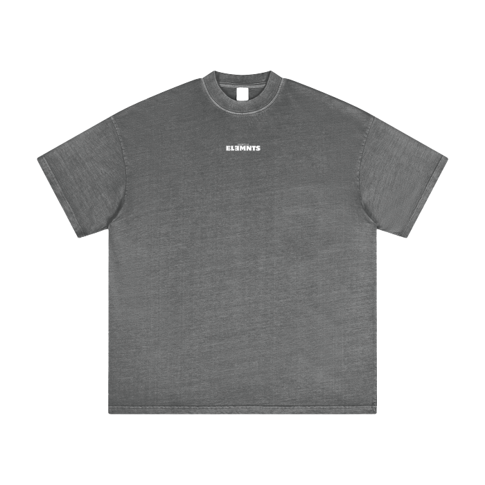 ESSNTIAL ELEMNTS Unisex Classic Snow Wash Tee