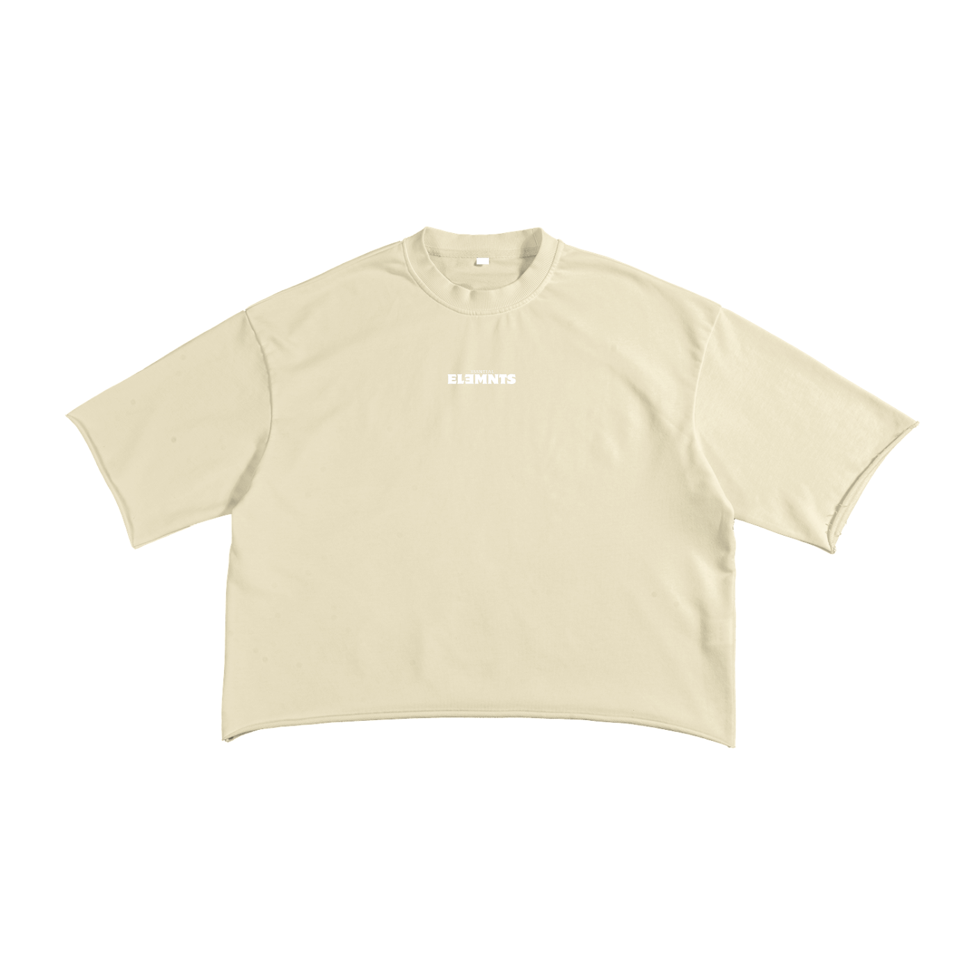 ESSNTIAL ELEMNTS Unisex 270G French Terry Raw Edge Tee