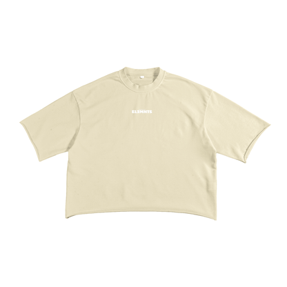 ESSNTIAL ELEMNTS Unisex 270G French Terry Raw Edge Tee