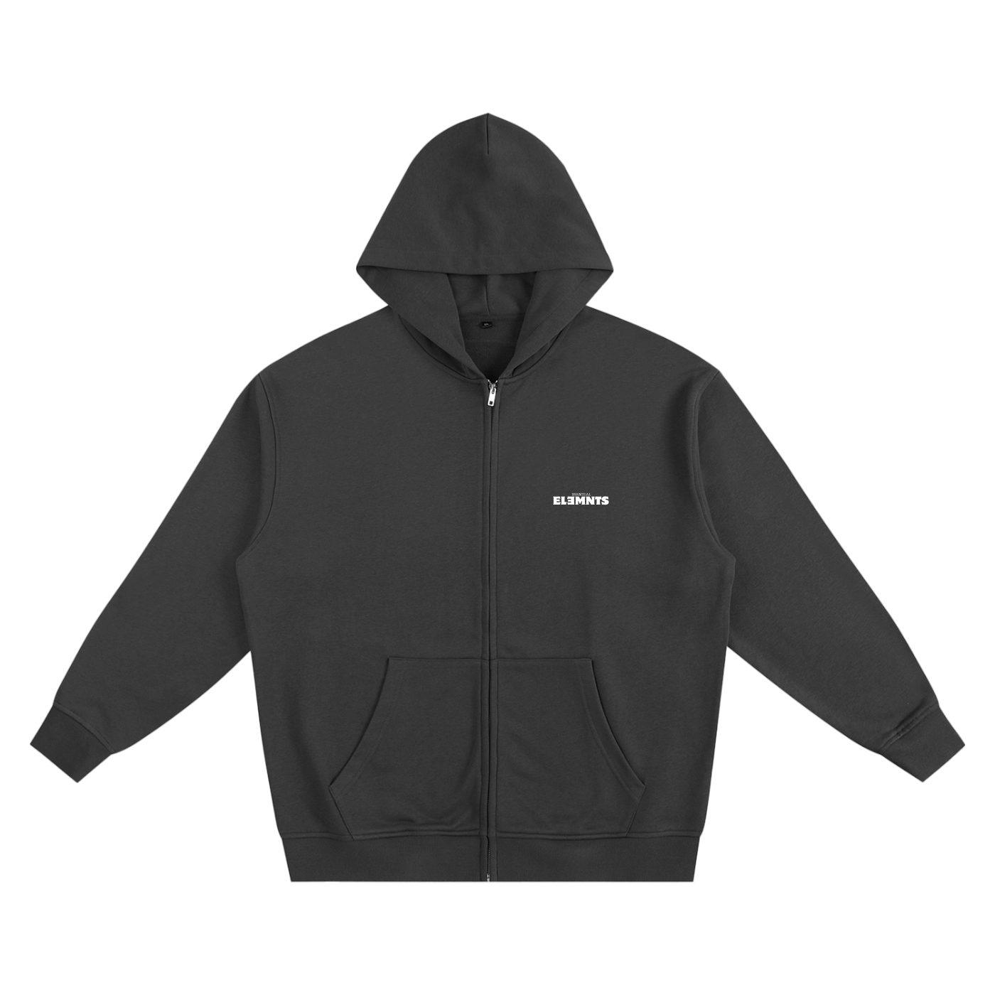ESSNTIAL ELEMNTS Unisex 400G Heavy Zip-up Hoodie
