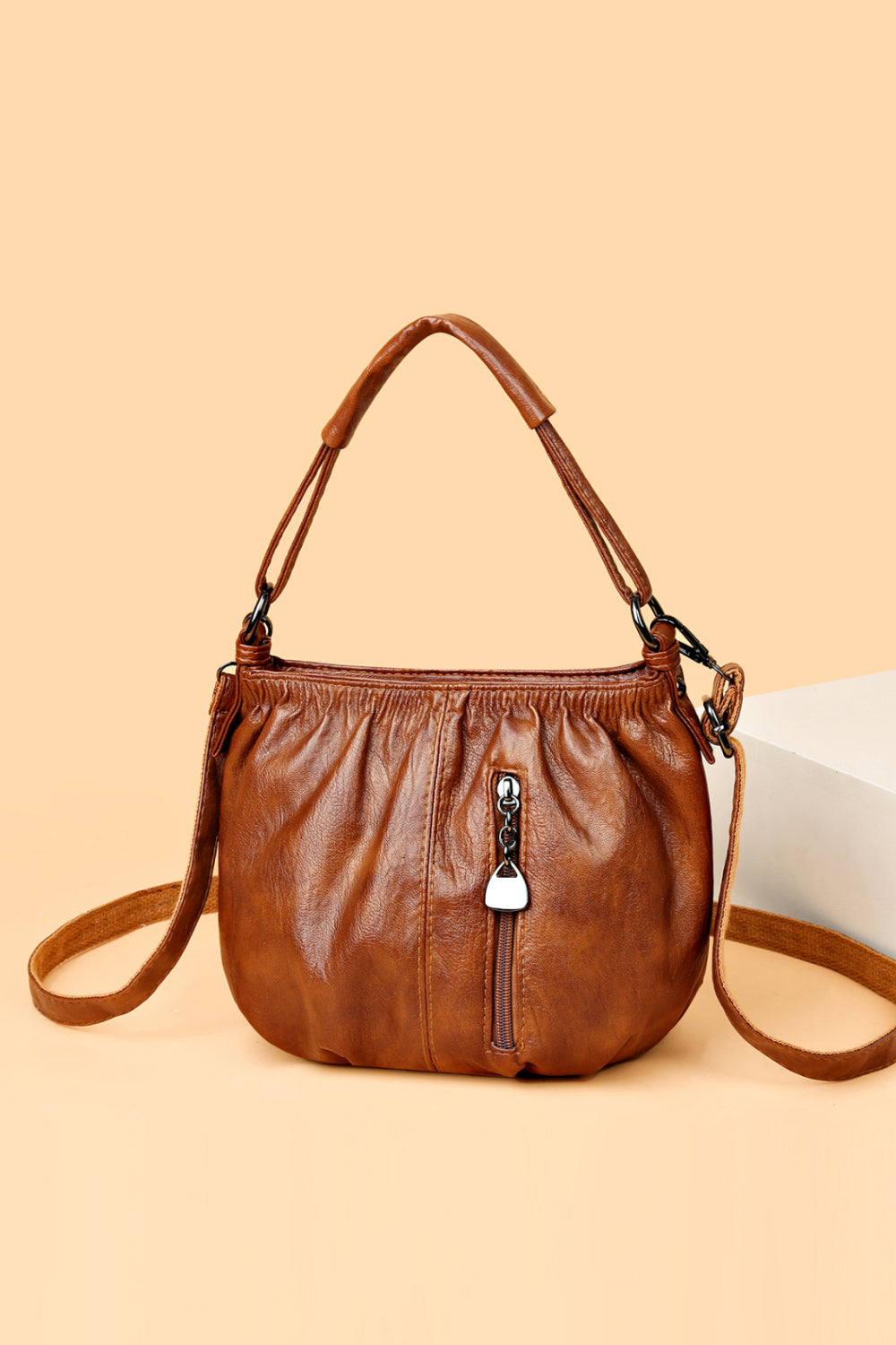 Medium PU Leather Handbag