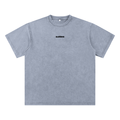 ESSNTIAL ELEMNTS Unisex 245G Bamboo Slub Snow Washed Tee
