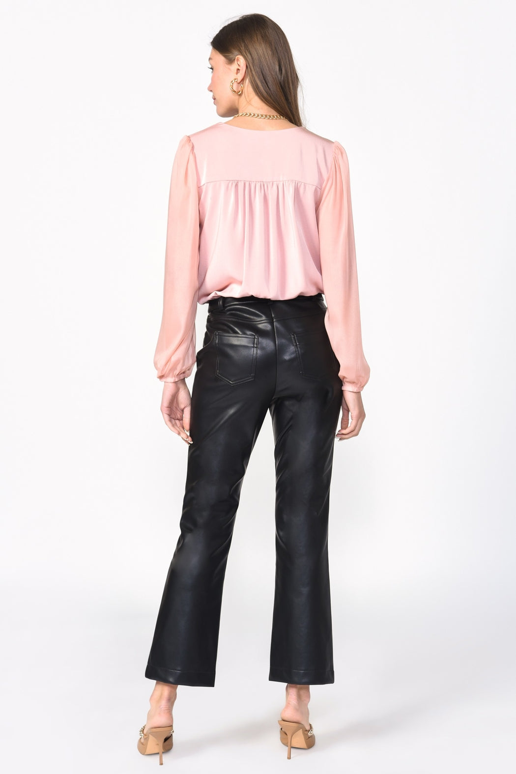 "Candice" Organza Sleeve Bodysuit