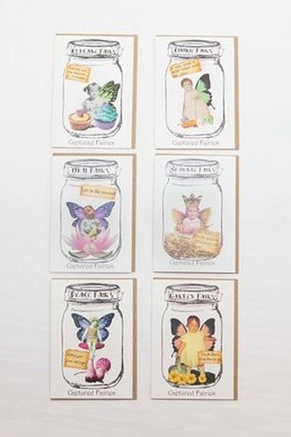 Captured Fairy cards set of 6