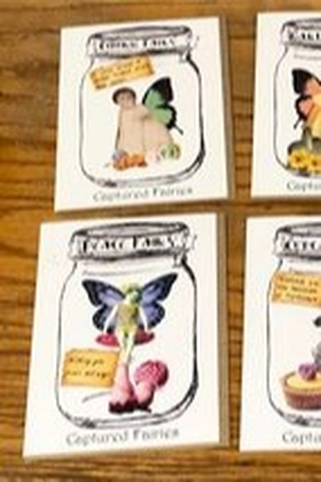 Captured Fairy cards set of 6