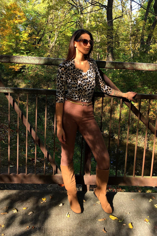 Leopard Print Top