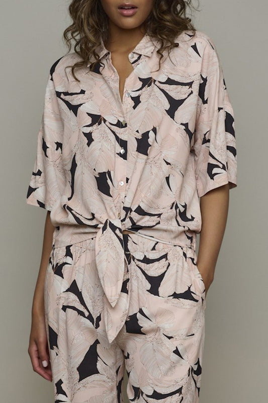 Carntney Tie Front Blouse