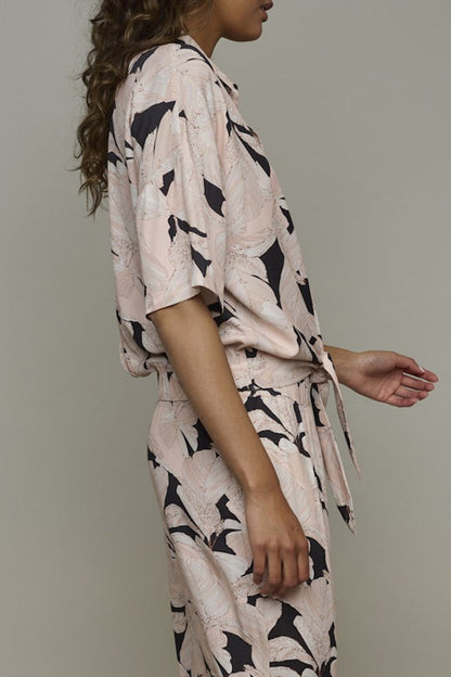Carntney Tie Front Blouse