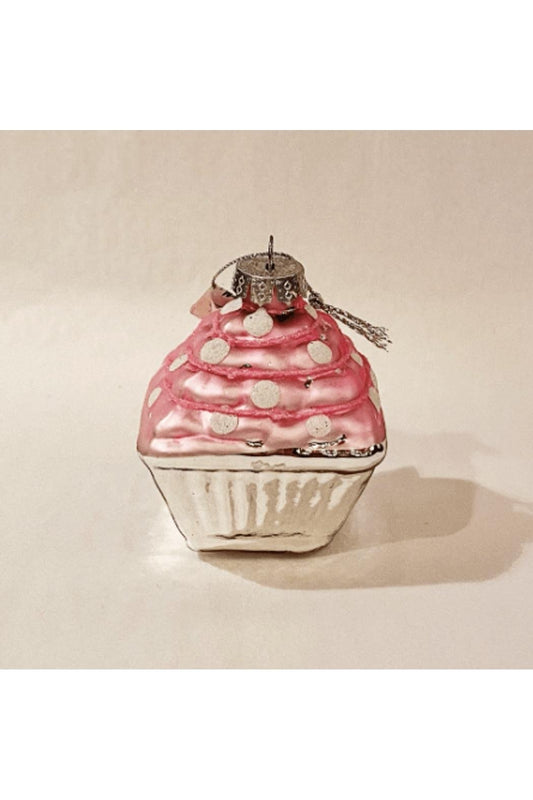 Pink Cupcake Ornament