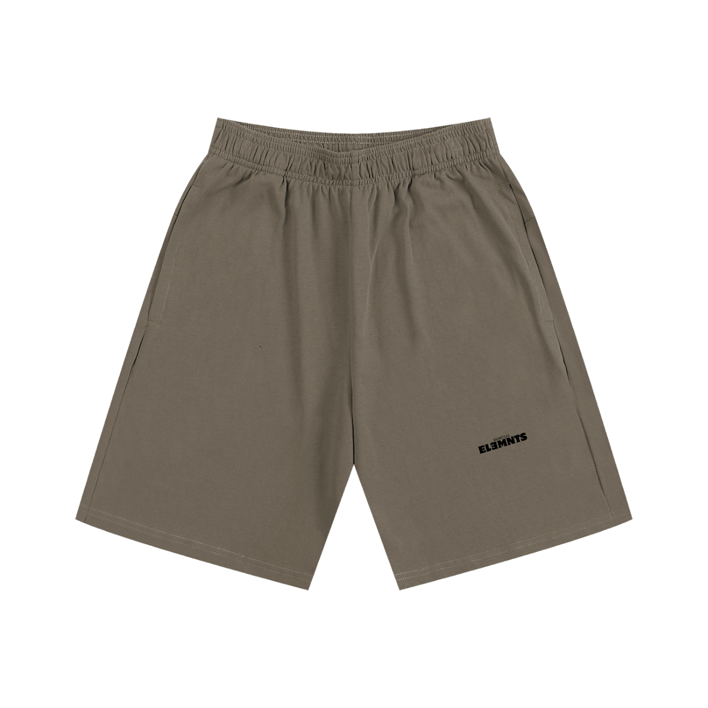 ESSNTIAL ELEMNTS Unisex 330G HW Cotton Shorts