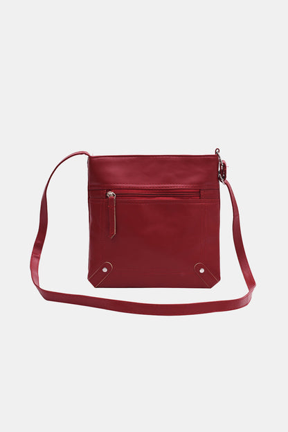 PU Leather Medium Crossbody Bag