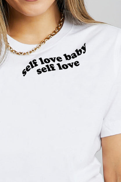 Simply Love SELF LOVE BABY SELF LOVE Graphic Cotton T-Shirt