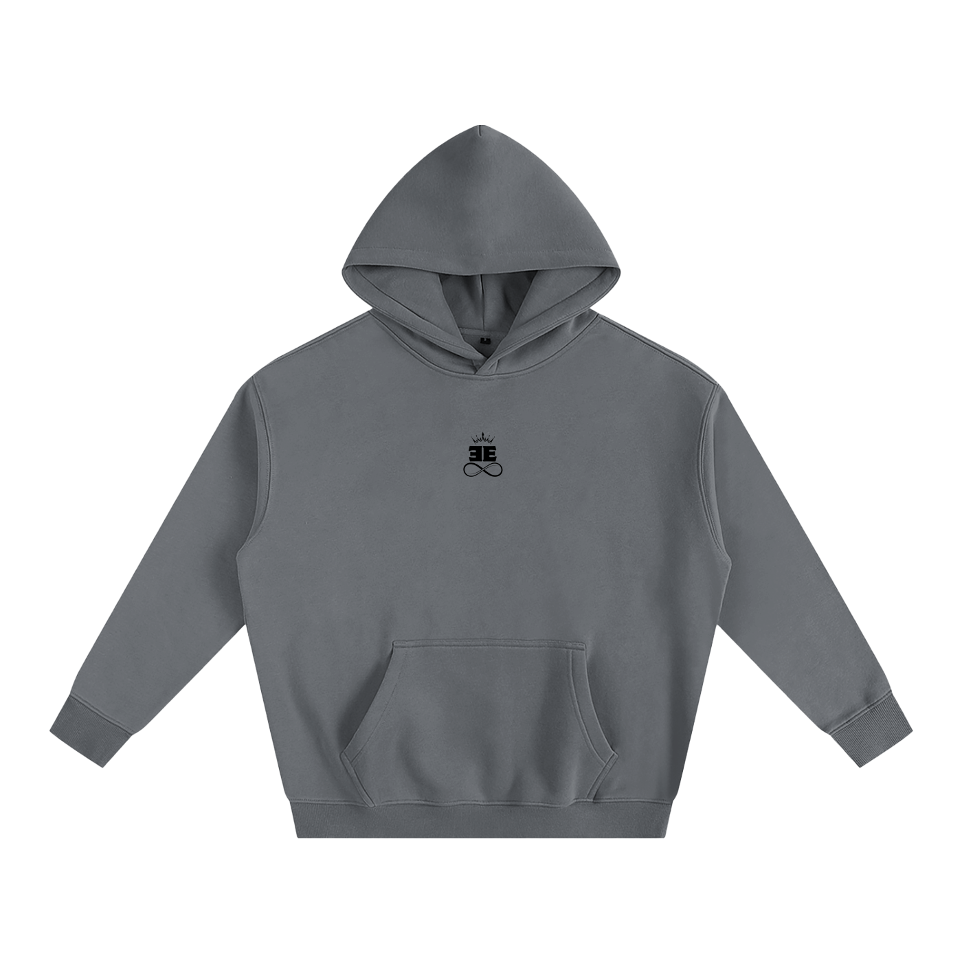 ESSNTIAL ELEMNTS Unisex 350G OS Solid Color Fleeced Hoodie