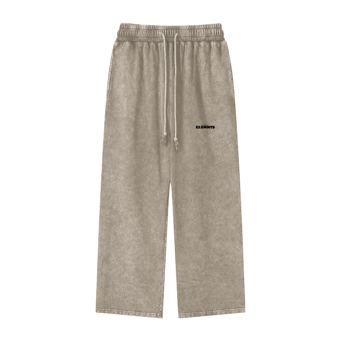 ESSNTIAL ELEMNTS Unisex 360G Acid Wash Wide Pants