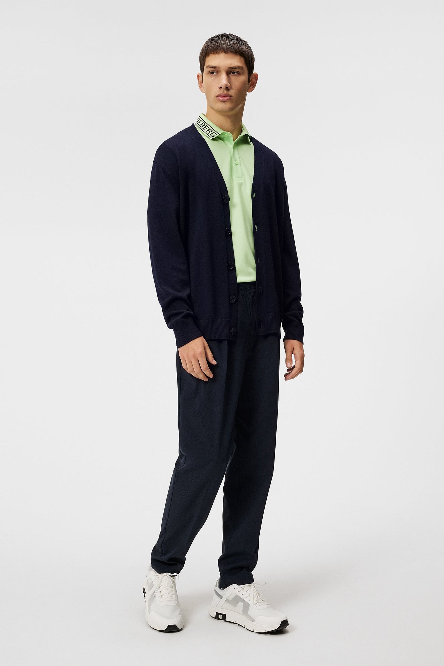 J. Lindeberg Austin Regular Polo in Paradise Green