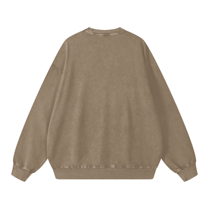 ESSNTIAL ELEMNTS Unisex 360G Acid Wash Sweatshirt