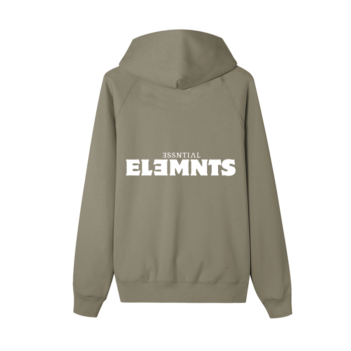 ESSNTIAL ELEMNTS Unisex 360G Essential Zip-Up Hoodie