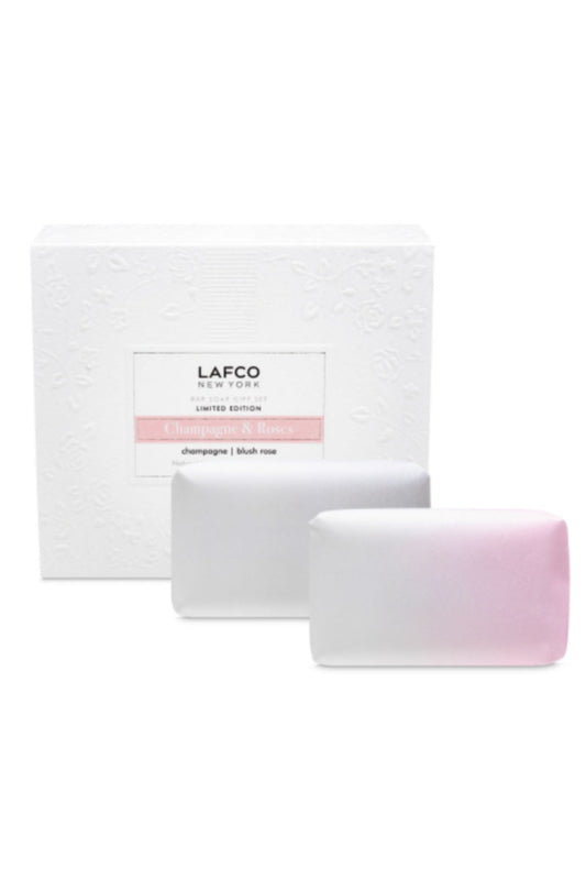 CHAMPAGNE AND ROSES SOAP DUO