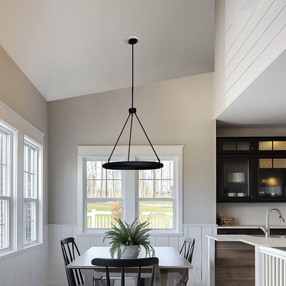 Adjustable Round LED Chandelier