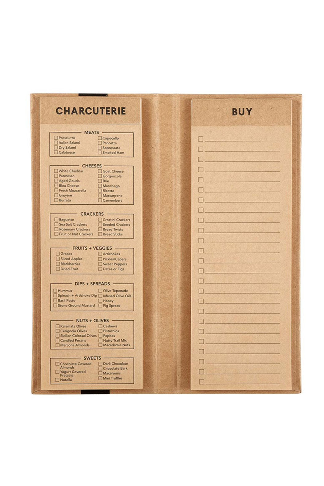 Charcuterie List Pad