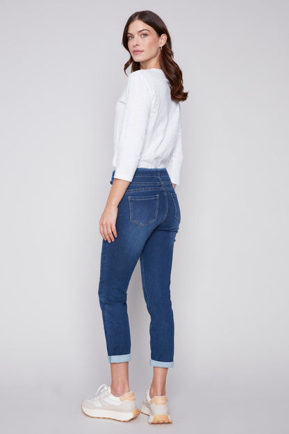 Denim Knit Jogger
