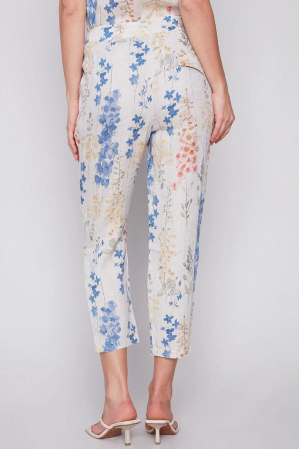 Linen Flower Pants