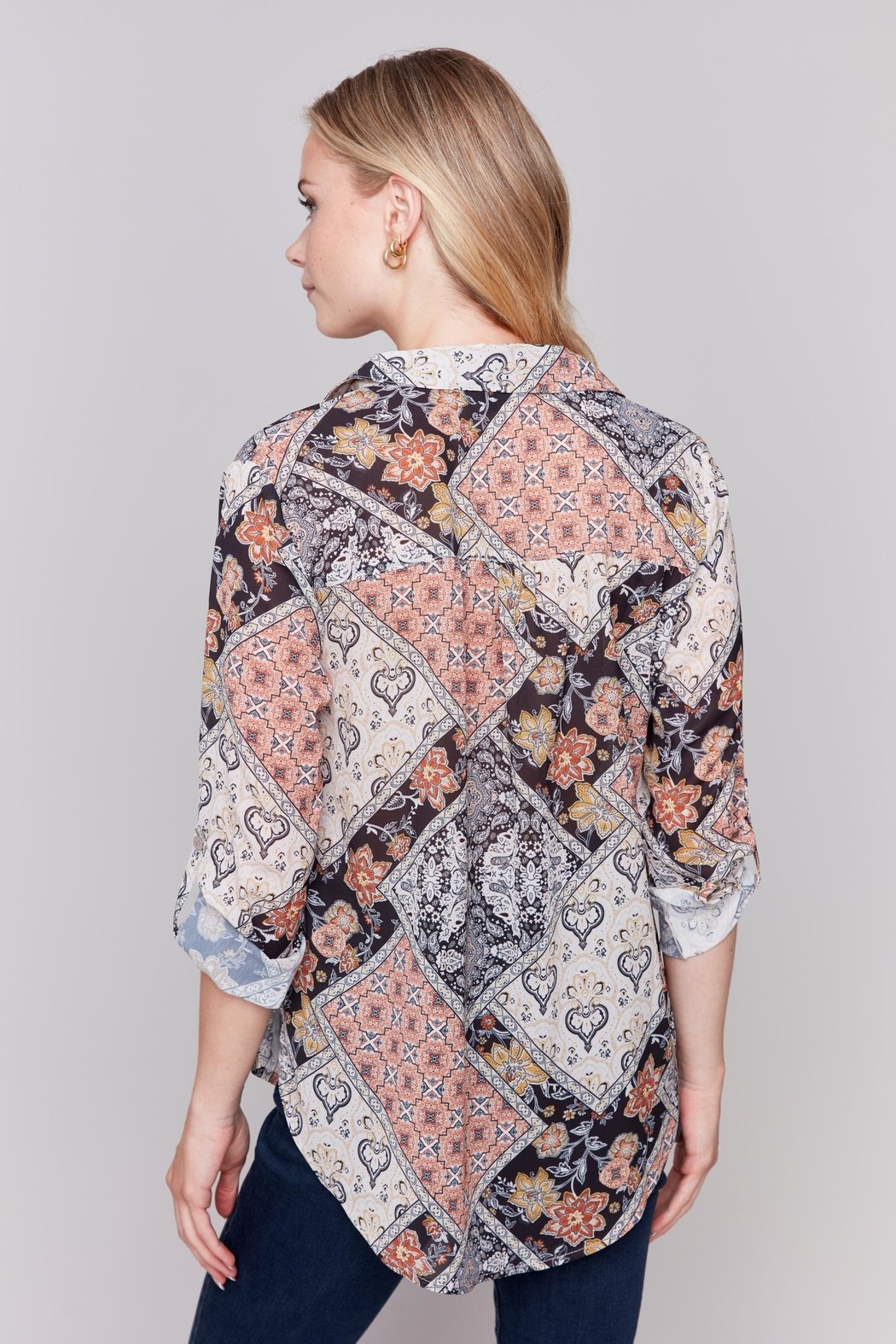 Paisley Georgette Blouse