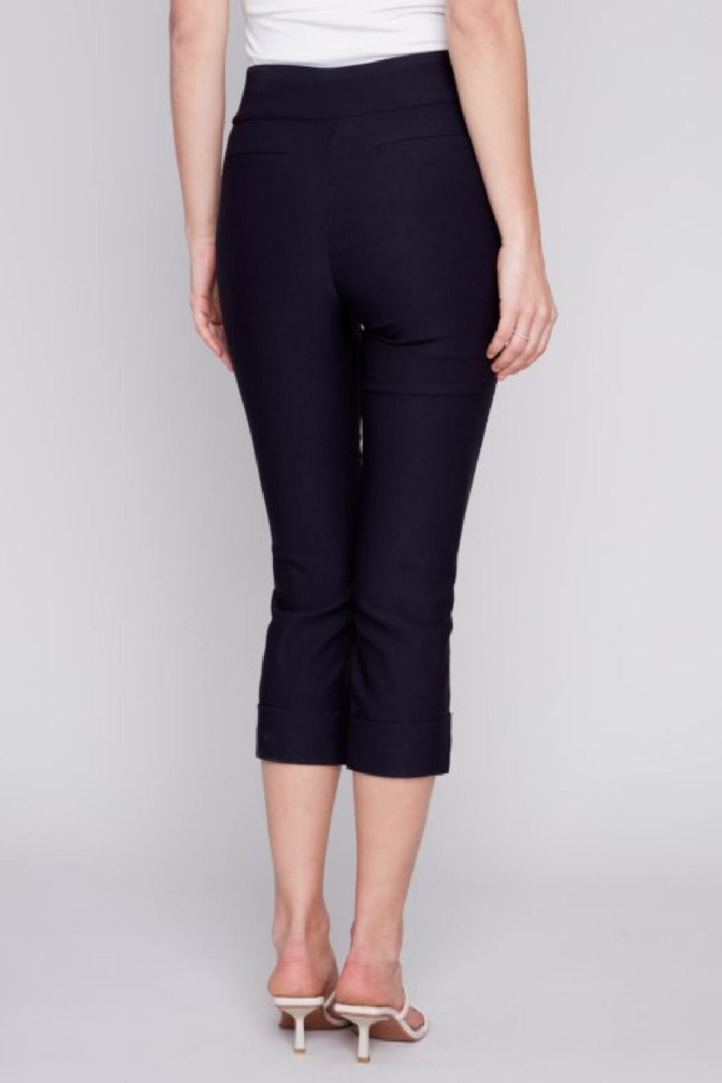 Navy Pull-On Capri