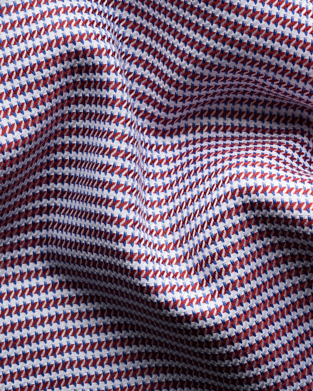 Eton Houndstooth Signature Slim-Fit Twill Shirt