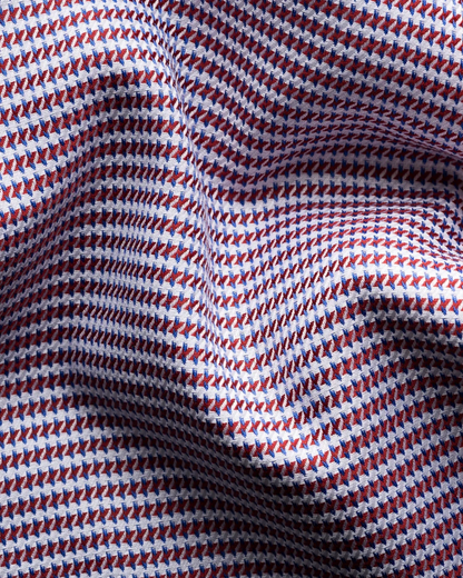 Eton Houndstooth Signature Slim-Fit Twill Shirt