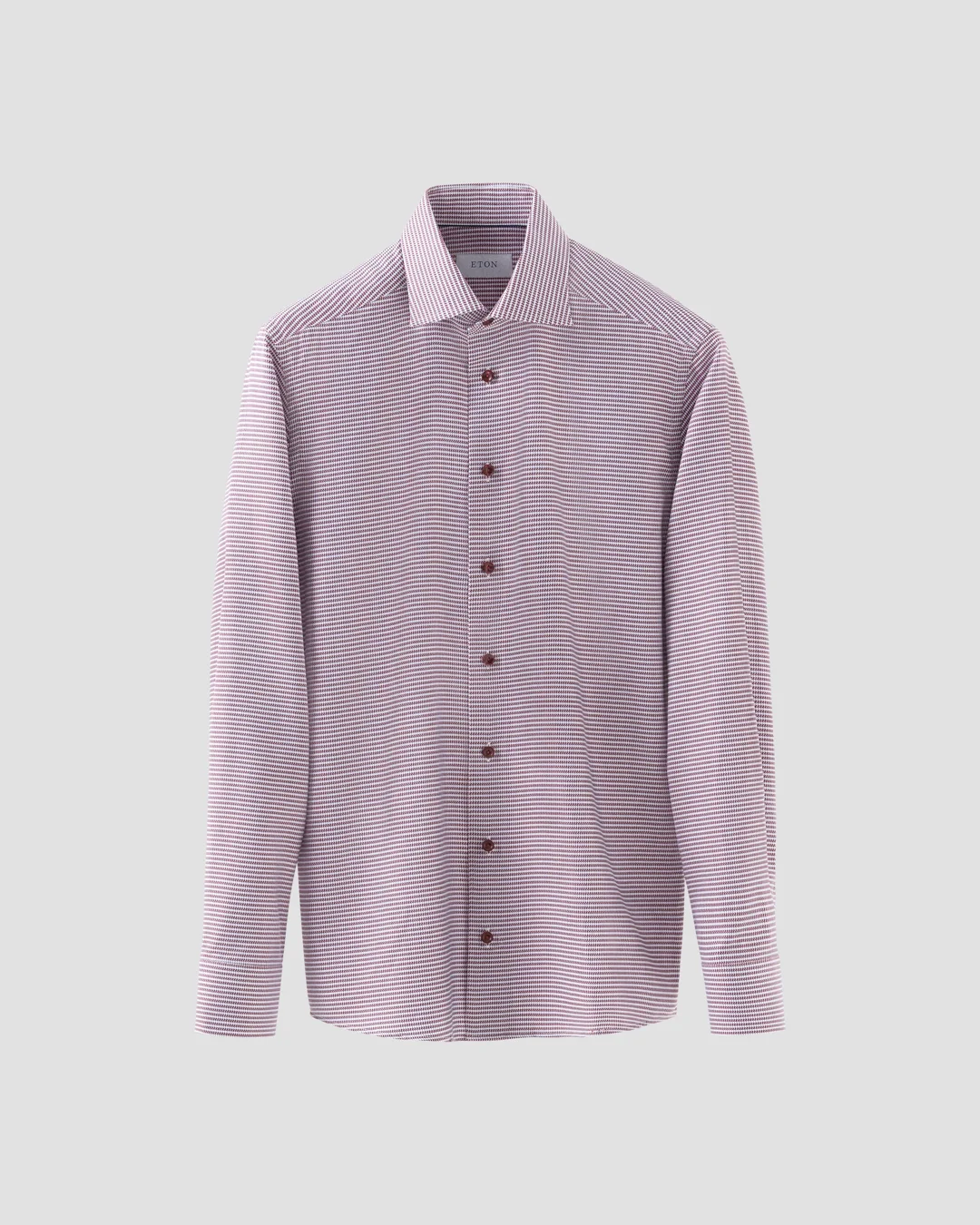 Eton Houndstooth Signature Slim-Fit Twill Shirt